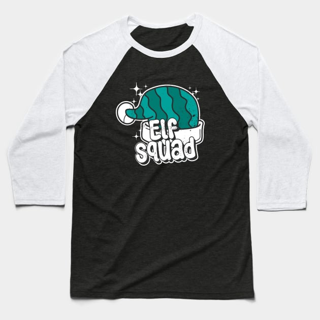 Elfs Squad Baseball T-Shirt by ArtStopCreative